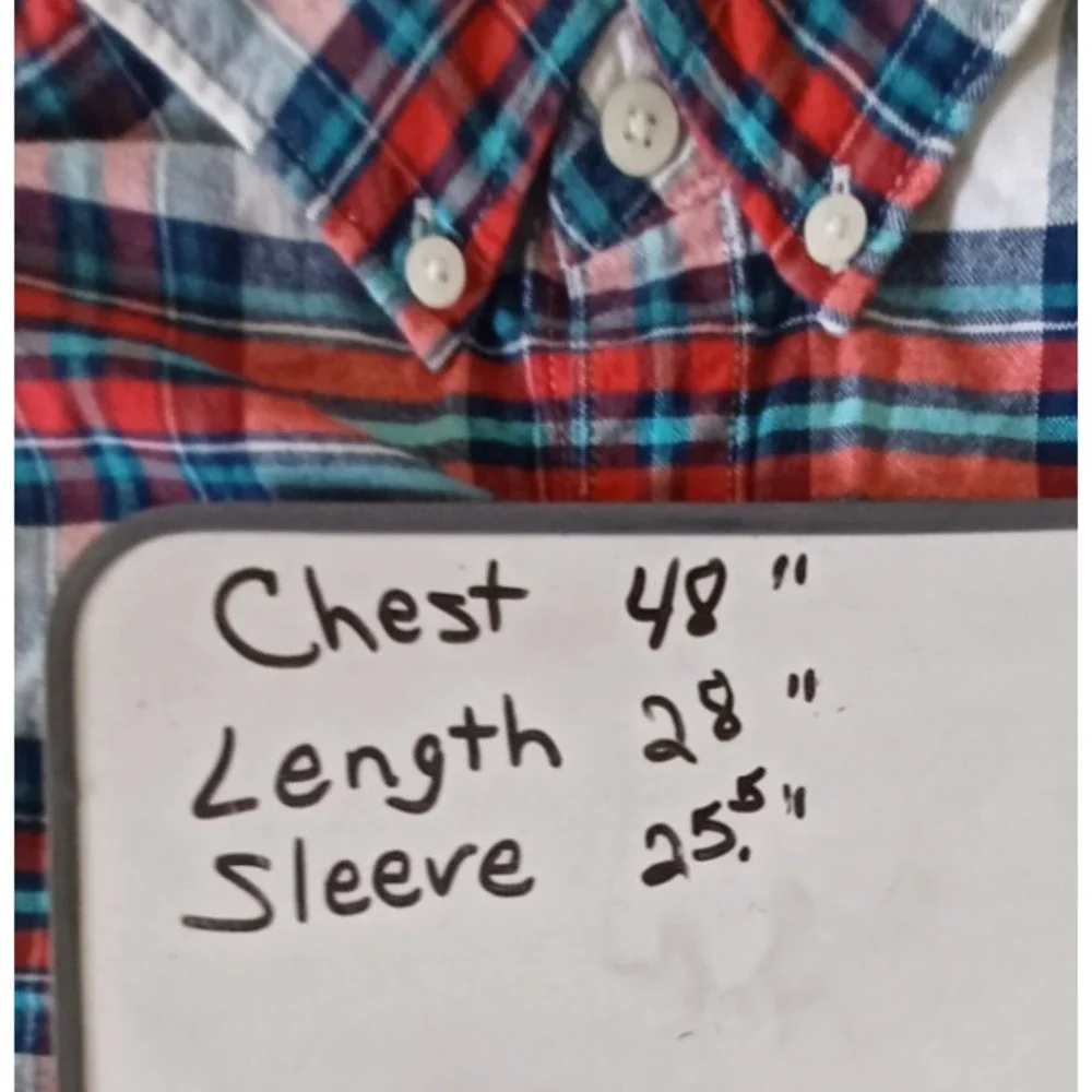 American‎ Eagle Men L Button Down Shirt Seriously Soft 100% Cotton Classic Fit